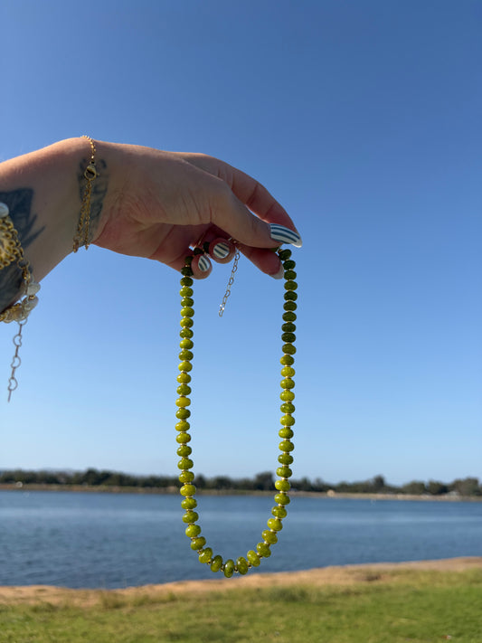 Olive Mist Necklace