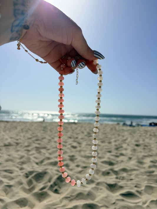 Pink Clouds Necklace