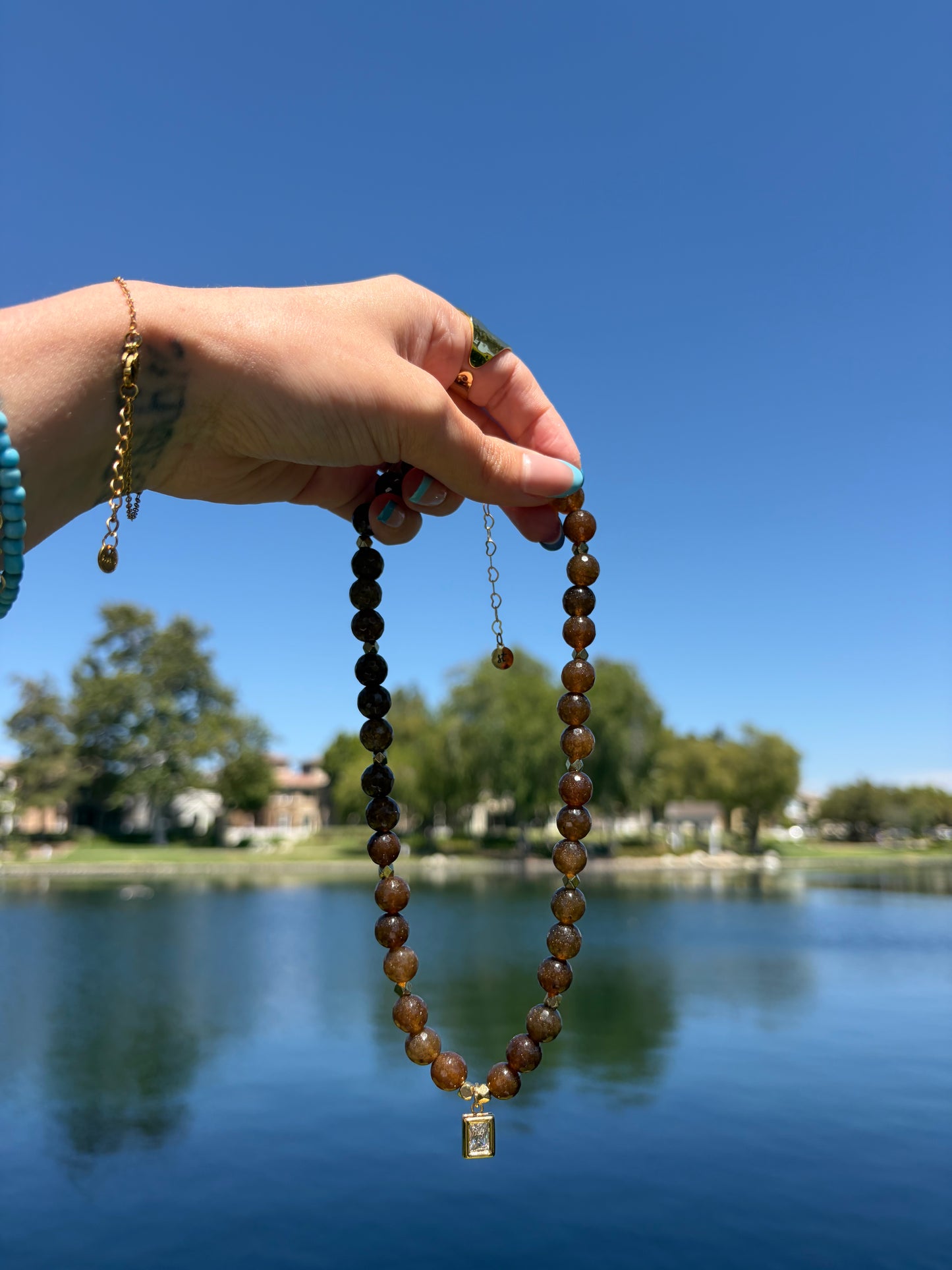 Espresso Queen Necklace