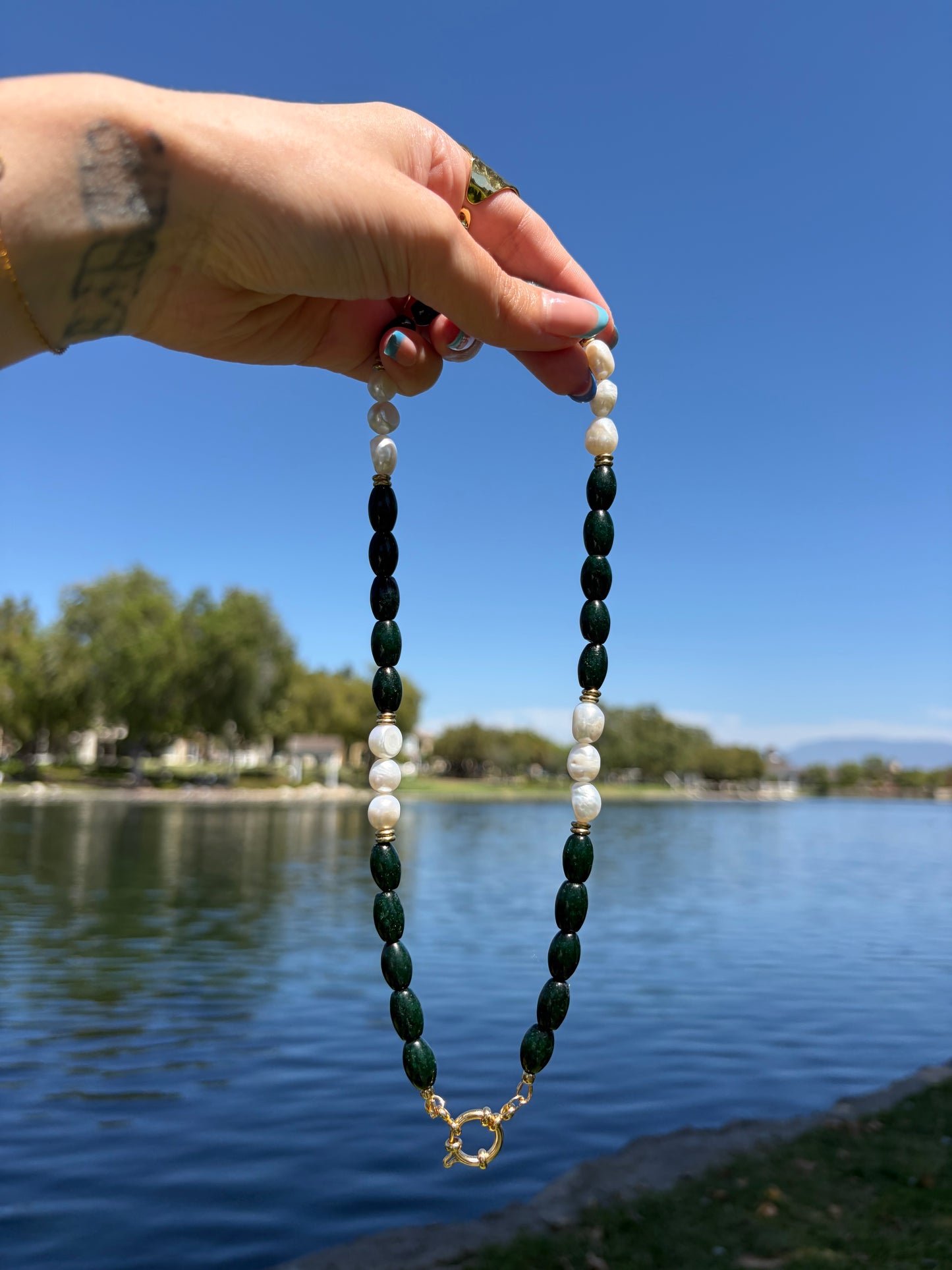 Emerald Tide Necklace