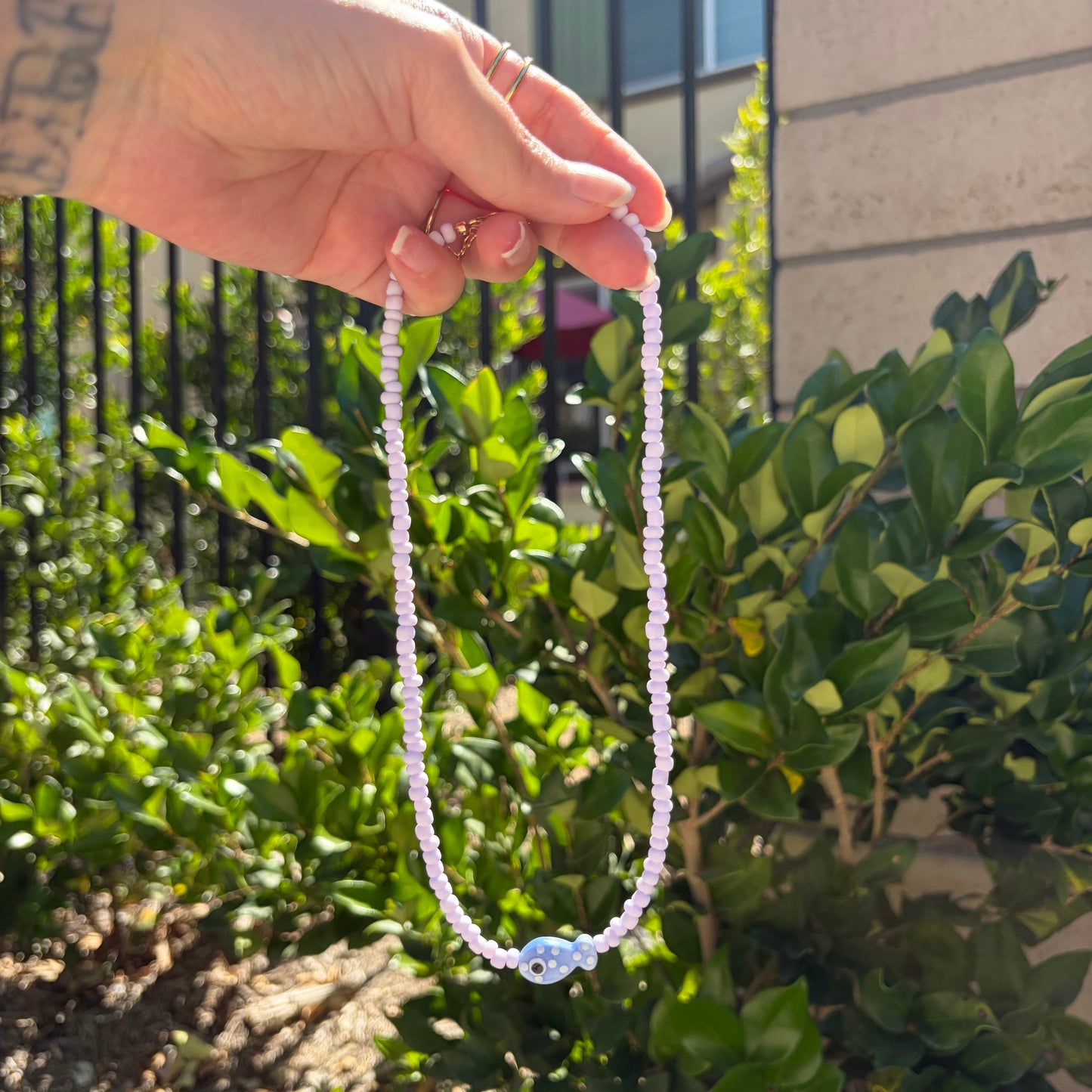 Lilac Splash Necklace