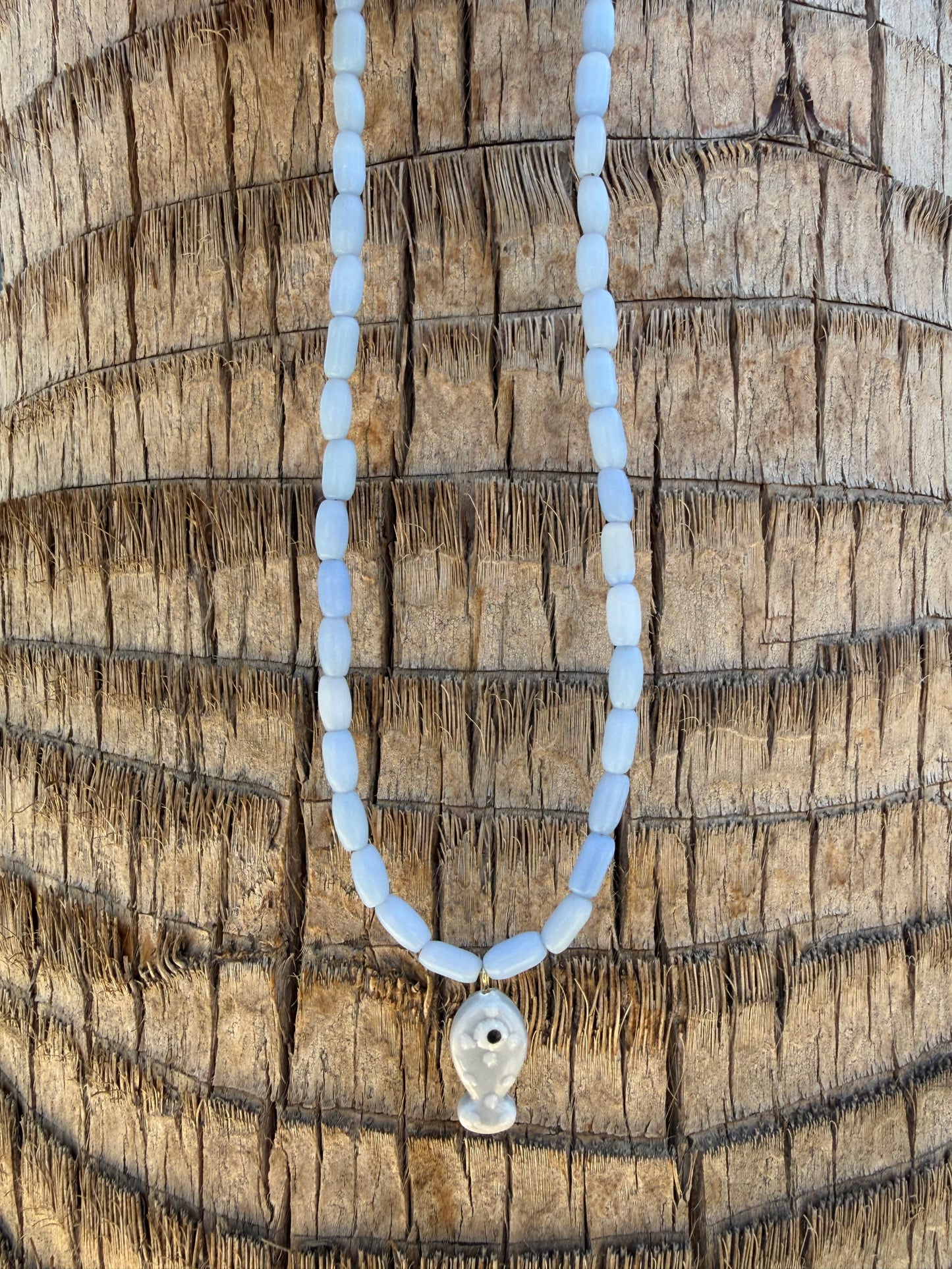 Cloudy Fish Necklace