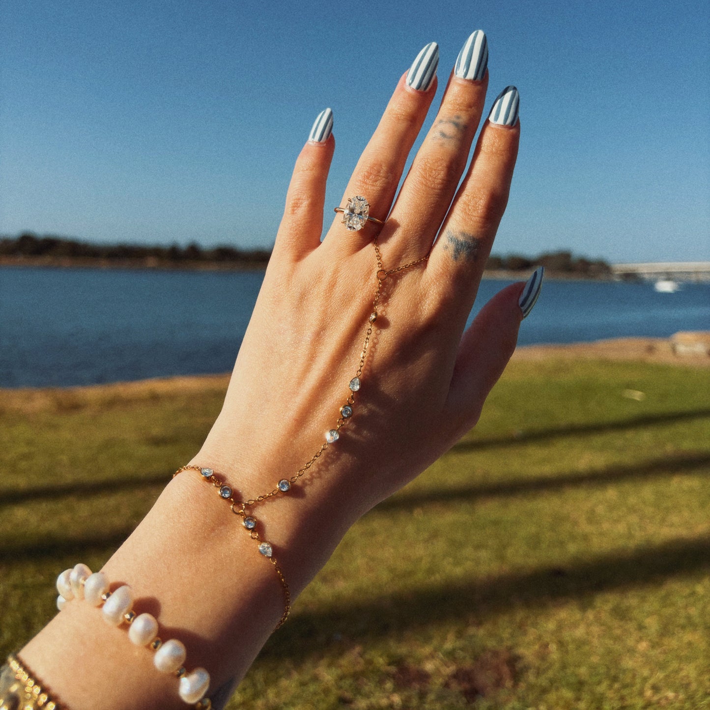 CZ Hand Chain