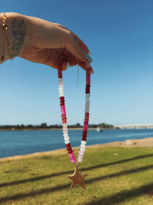 Pink Slushie Necklace