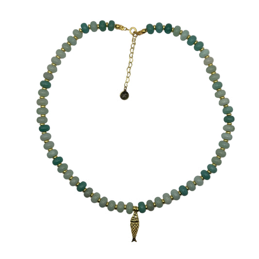 Seafoam Sardine Necklace
