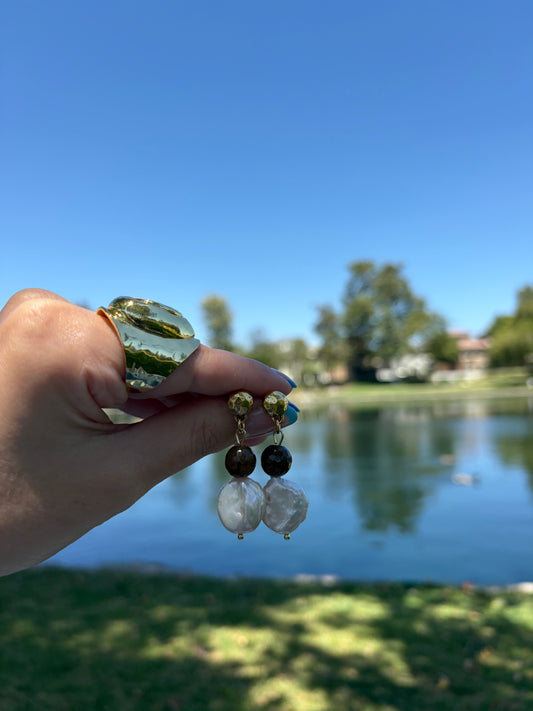 Espresso Drop Earrings