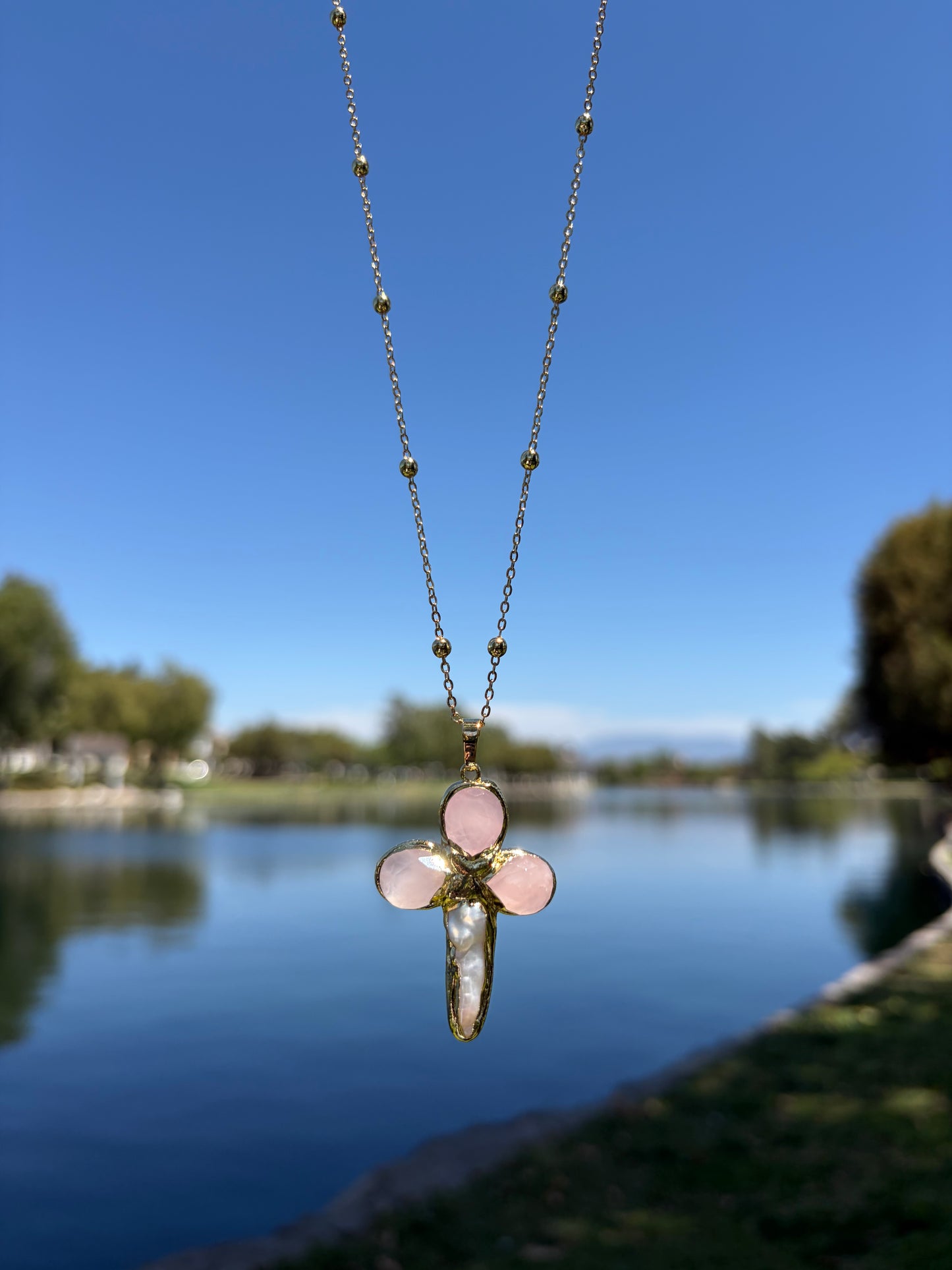 Serenity Rose Quartz Necklace