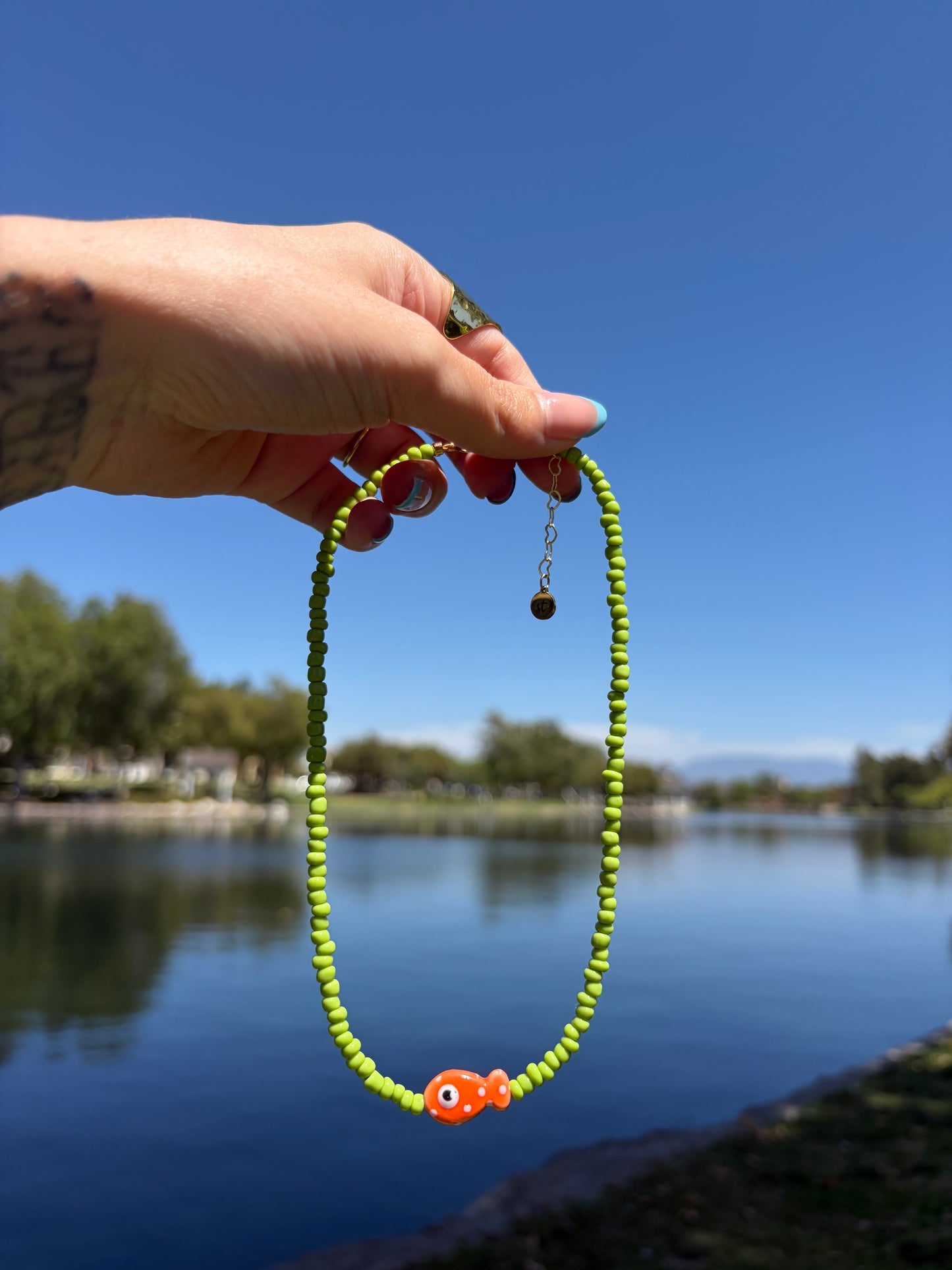 Coral Catch Necklace