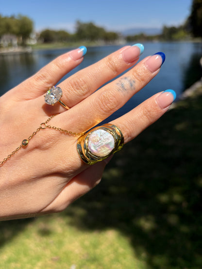 Moonwater Pearl Ring
